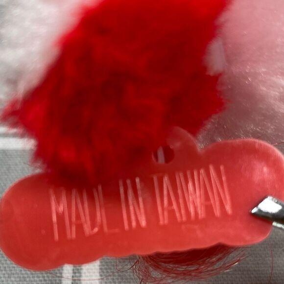 Vtg DanDee Plush Valentines Pink & Red Cross Neck Dinosaurs Loving Brontosaurus - Picture 10 of 13